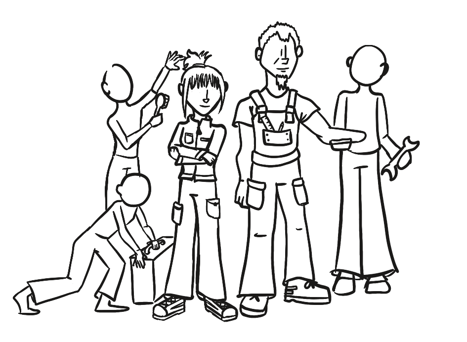 Skizzieren von Personas